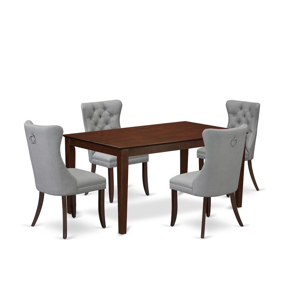 5 Piece Dining Room Table Set Consists of a Rectangle Kitchen Table. Picture 1