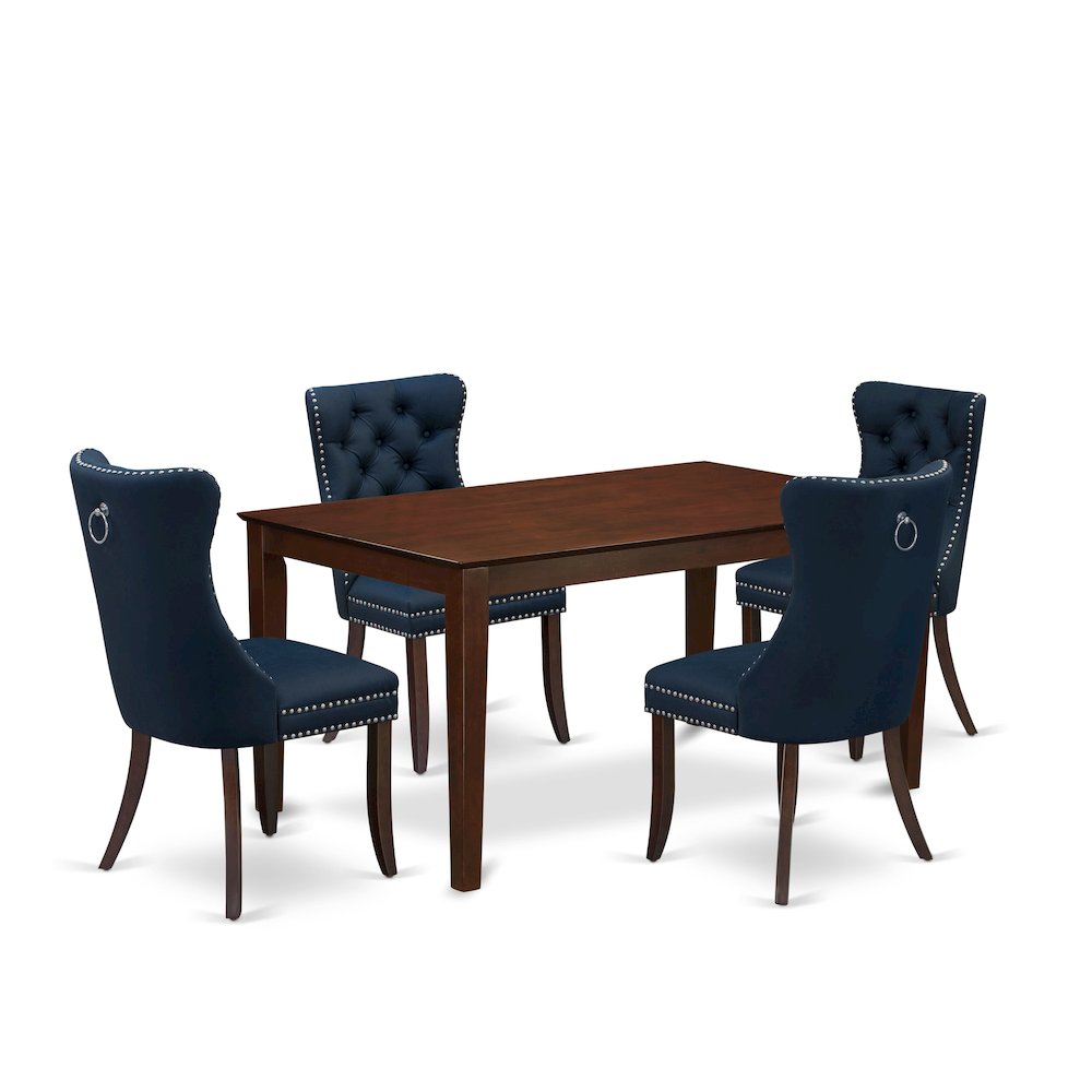 5 Piece Dining Room Table Set Consists of a Rectangle Kitchen Table. Picture 1
