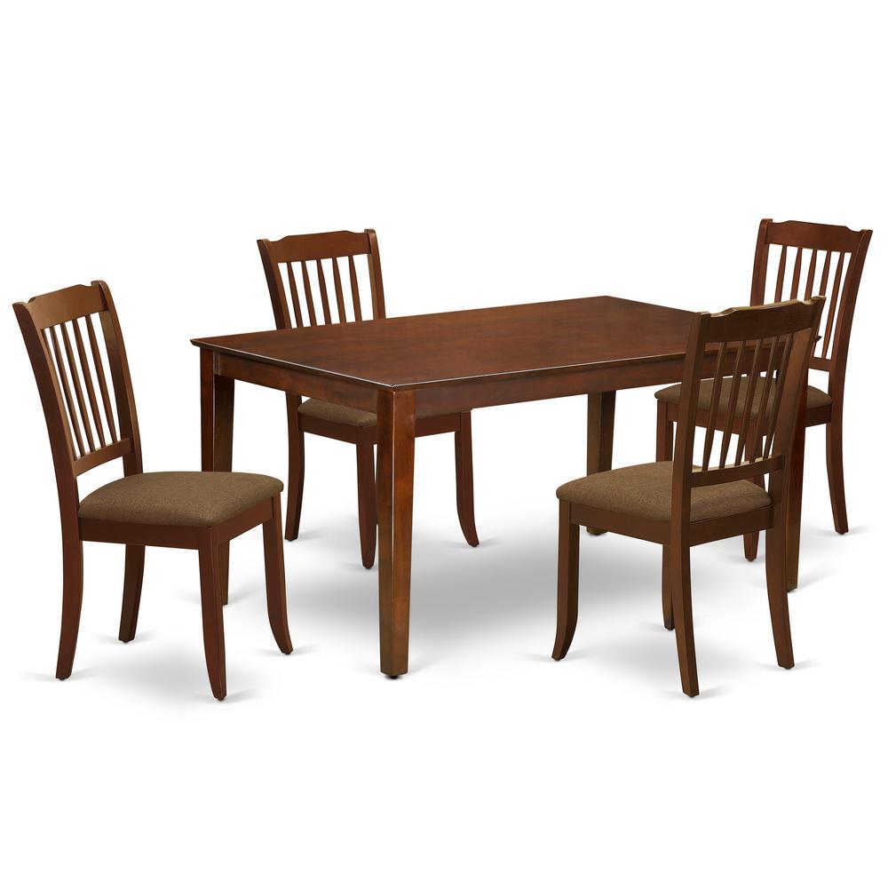 Dining Room Set Mahogany, CADA5-MAH-C. Picture 1