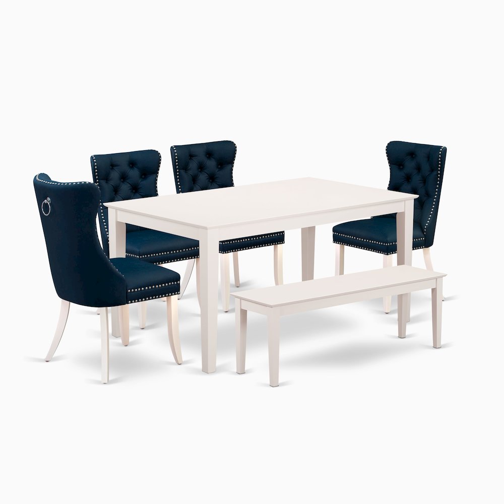 6 Piece Kitchen Table & Chairs Set. Picture 1