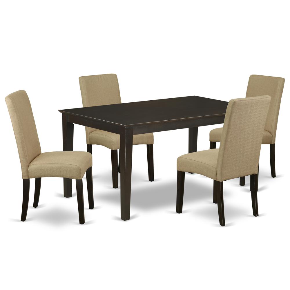 Dining Room Set Cappuccino, CADR5-CAP-03. Picture 1