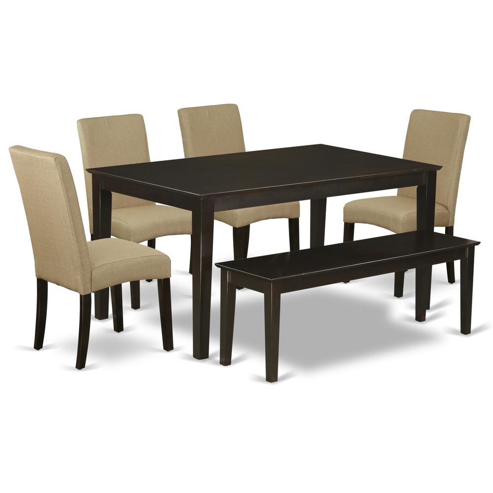 Dining Room Set Cappuccino, CADR6-CAP-03. Picture 1
