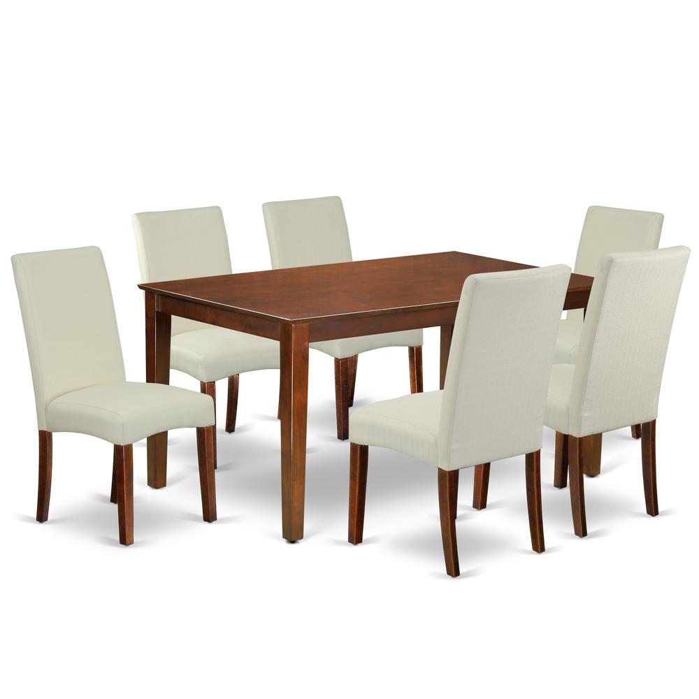 Dining Room Set Mahogany, CADR7-MAH-01. Picture 1