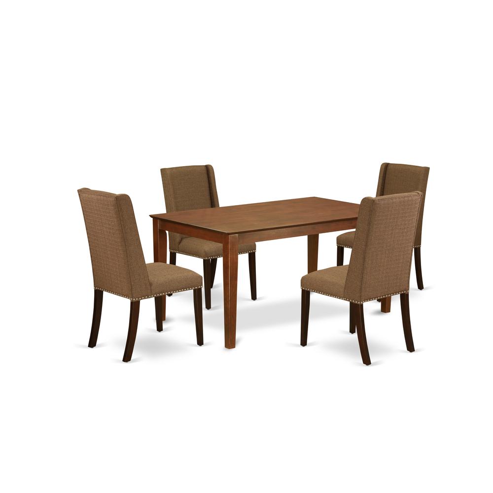 Dining Room Set Mahogany, CAFL5-MAH-18. Picture 1