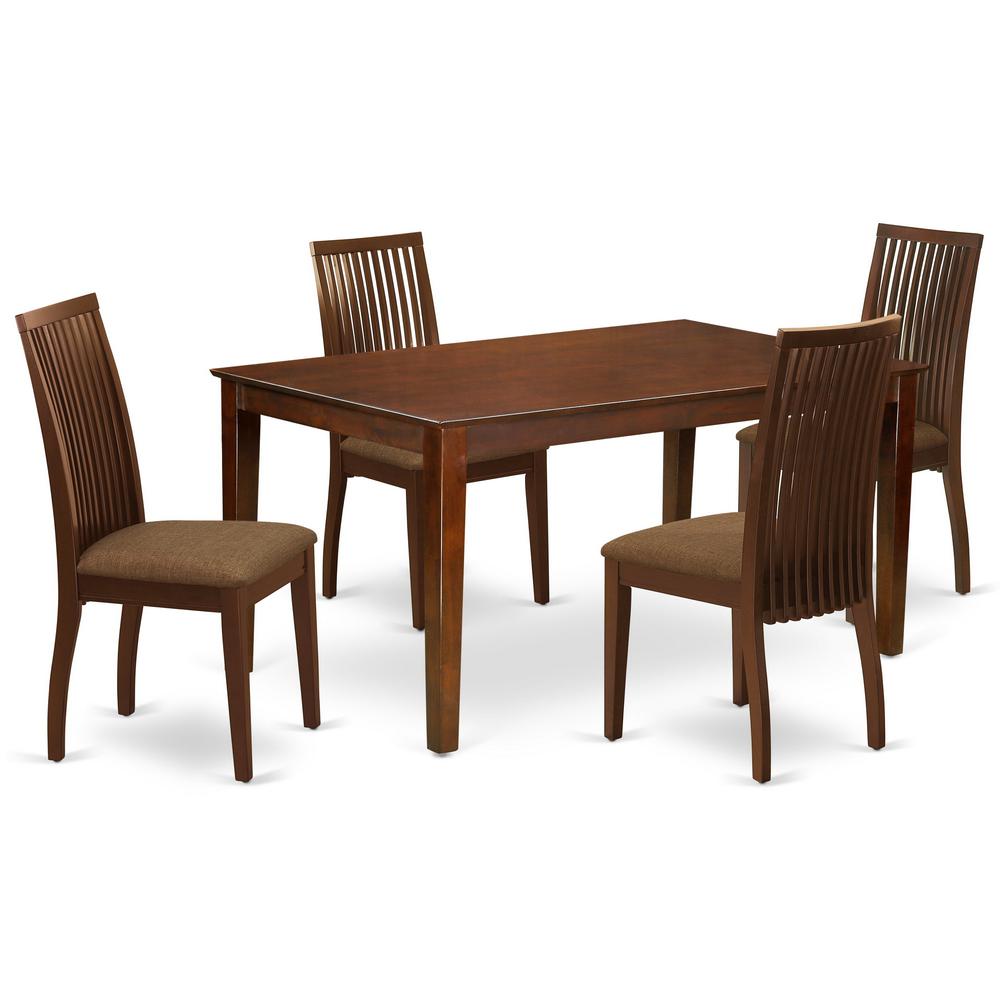 Dining Room Set Mahogany, CAIP5-MAH-C. Picture 1