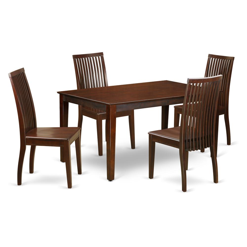 Dining Room Set Mahogany, CAIP5-MAH-W. Picture 1