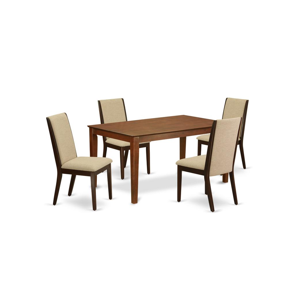 Dining Room Set Mahogany, CALA5-MAH-04. Picture 1