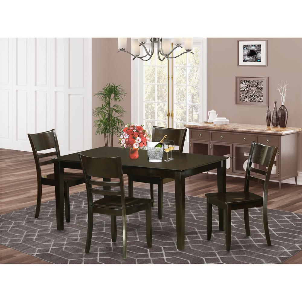 5  Pc  Dining  room  set-Kitchen  Table  and  4  Dining  Chairs. Picture 2