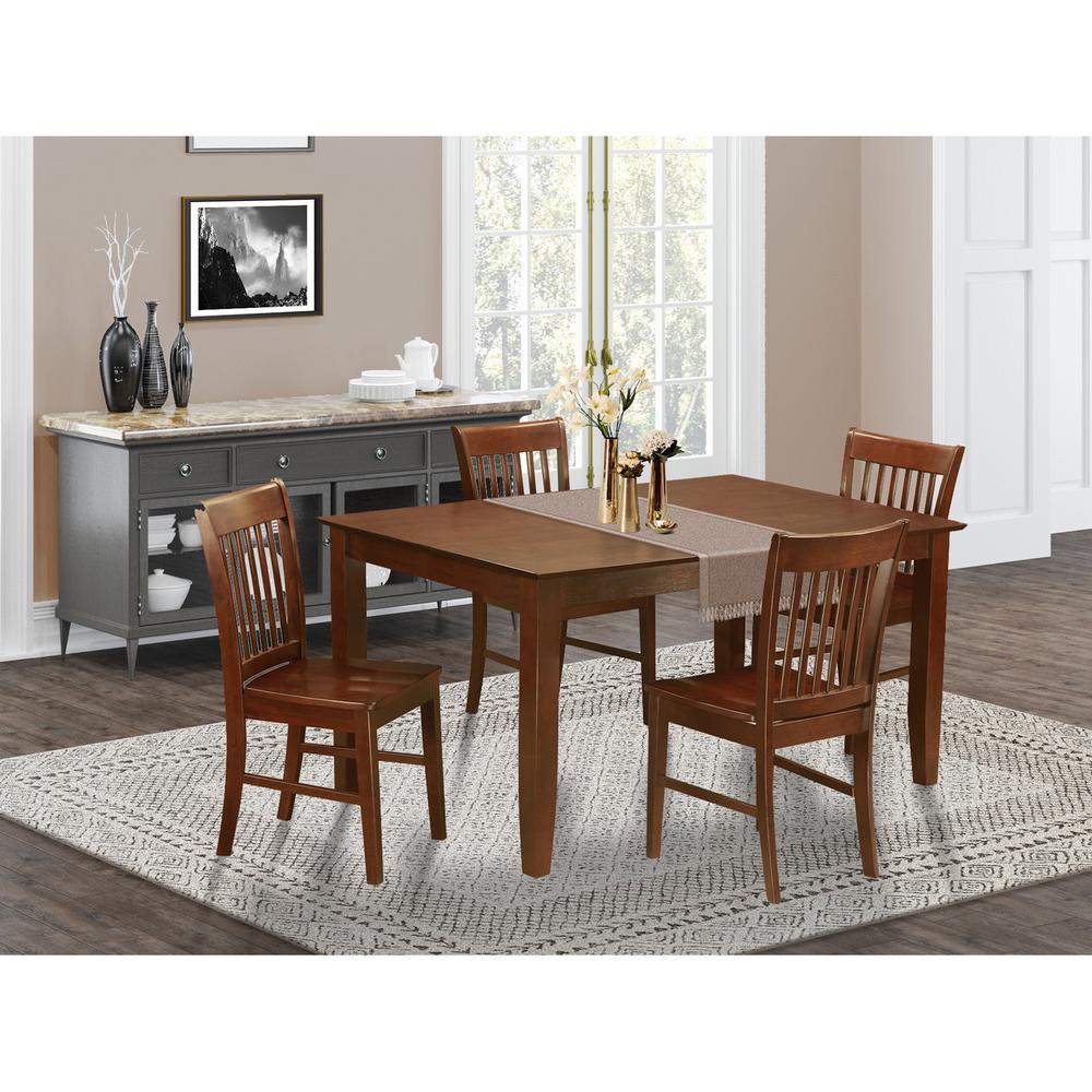 5  PC  Dining  set-Dining  Table  with  4  Kitchen  Dining  Chairs. Picture 1