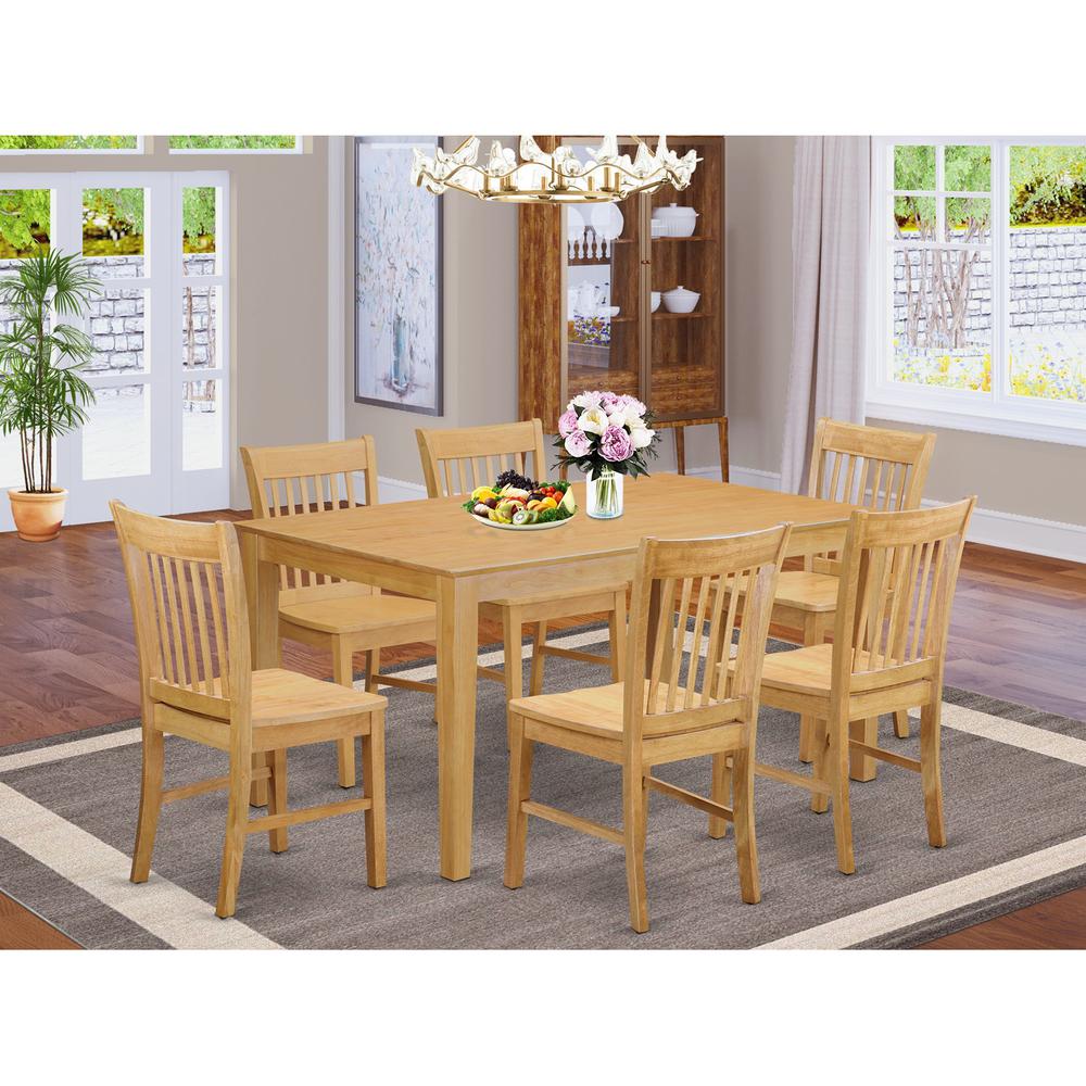 7  Pc  Dining  room  set-Dinette  Table  and  6  Dining  Chairs. Picture 2