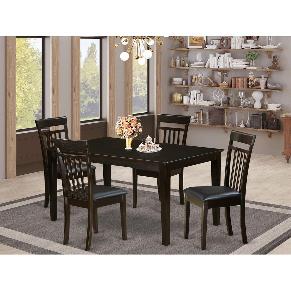 5  Pc  Dining  room  set  for  4-Dining  Table  Top  and  4  Dining  Chairs. Picture 4