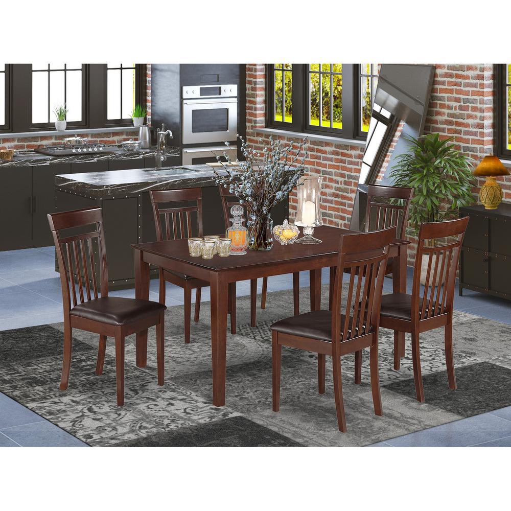 7  PC  Dining  room  set-  Dinette  Table  and  6  Dining  Chairs. Picture 2