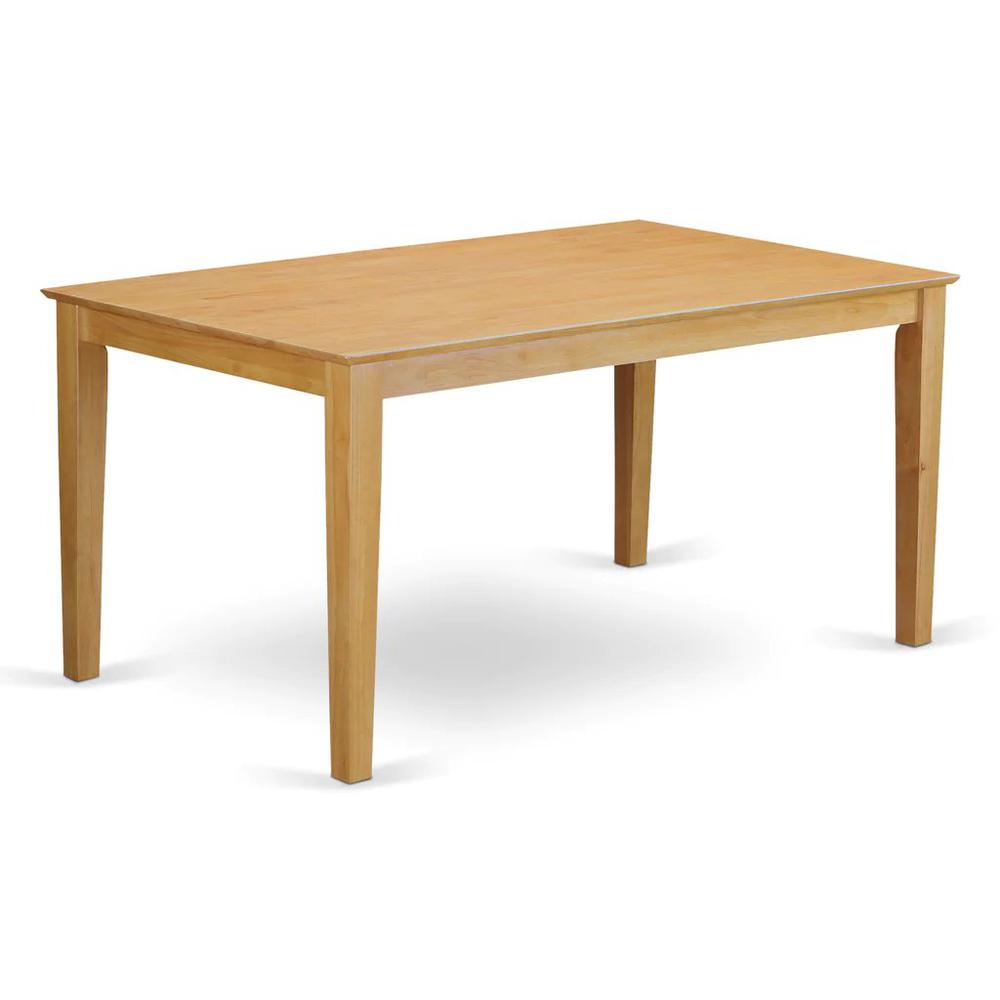 Capri Rectangular Dining Table 36"x60" with Solid Wood Top In Cappuccino Finish. Picture 1