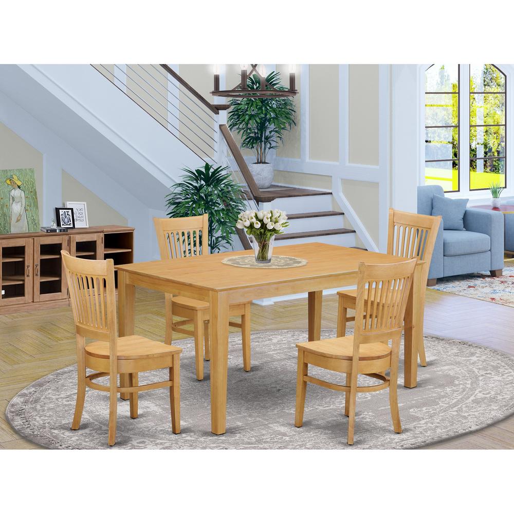 5  PcTable  and  chair  set  -  Kitchen  dinette  Table  and  4  Dining  Chairs. Picture 2