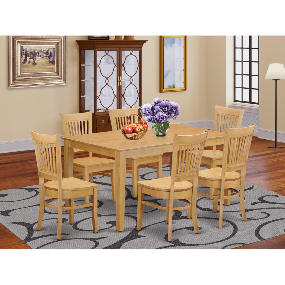 7  Pc  Dining  room  set  -  Dining  Table  and  6  Dining  Chairs. Picture 2