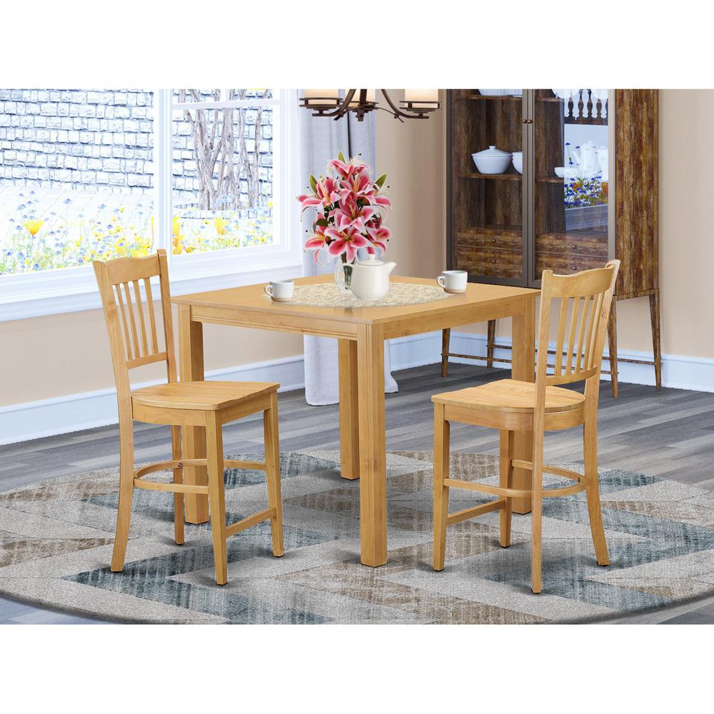 3  Pc  counter  height  Dining  room  set-  Table  and  2  high  Dining  Chairs.. Picture 1