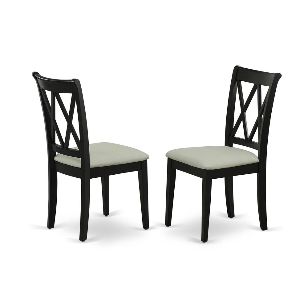 Dining Room Set Black, WECL7-BLK-C. Picture 4