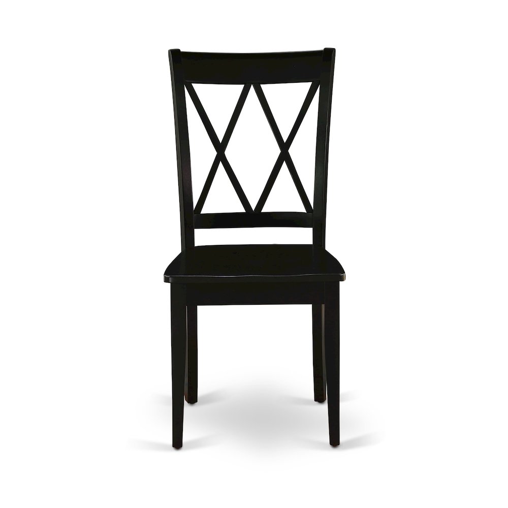 5-Piece Dining Room Set, Black & Cherry. Picture 9
