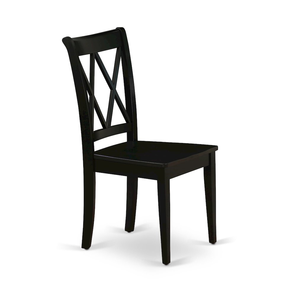 5-Piece Dining Room Set, Black & Cherry. Picture 10