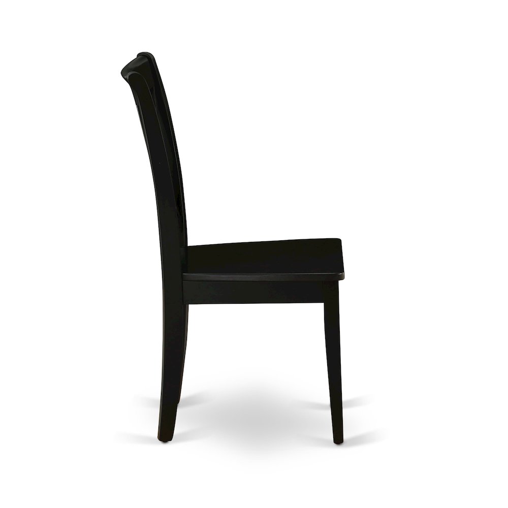 5-Piece Dining Room Set, Black & Cherry. Picture 11