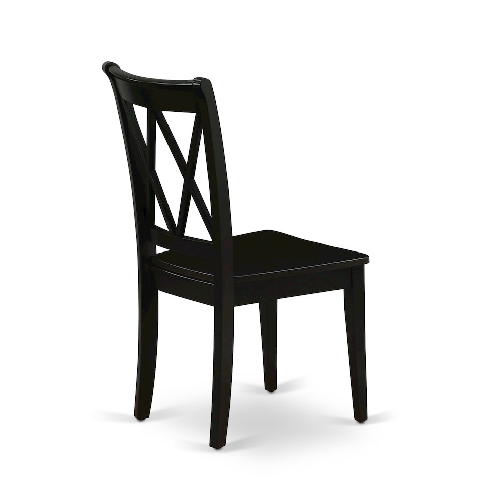 5-Piece Dining Room Set, Black & Cherry. Picture 12