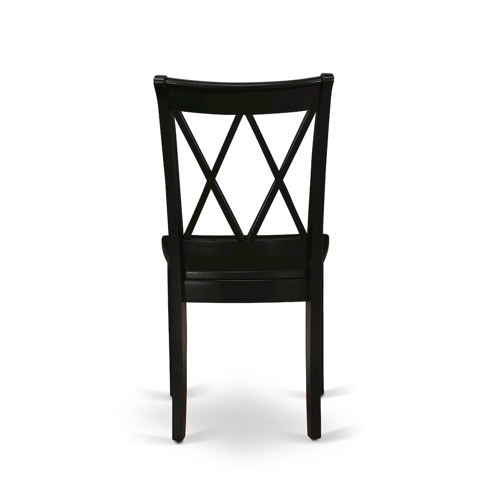 5-Piece Dining Room Set, Black & Cherry. Picture 13