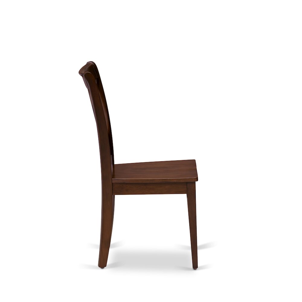 CLC-ESP-W Clarksville Double X-back chairs in Espresso finish. Picture 4