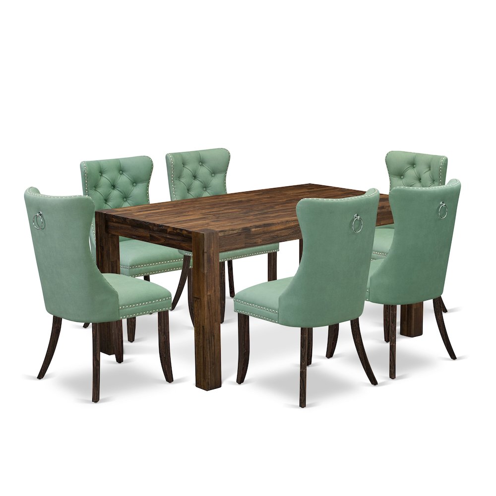7 Piece Dining Table Set. Picture 1