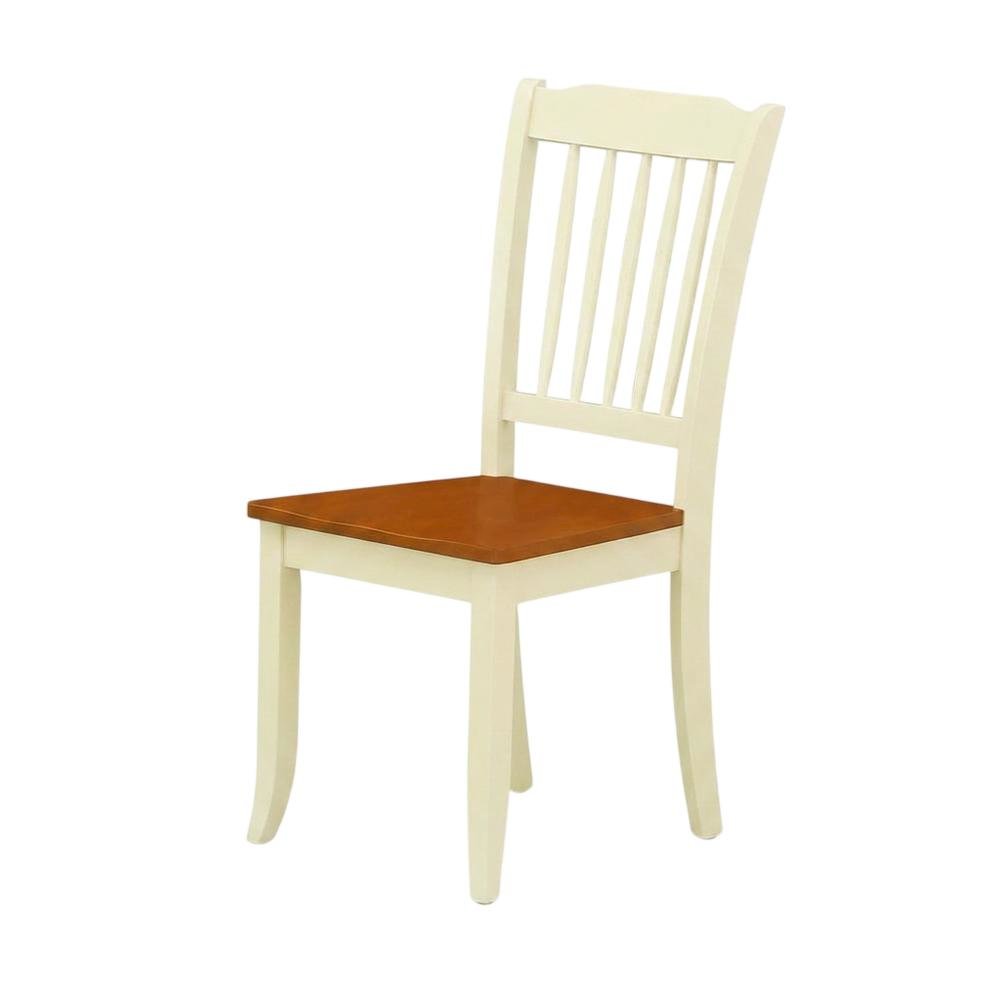 Wooden Dining Chairs Set of 2, Slat-Back Wooden Chair for Dining Table. Picture 5