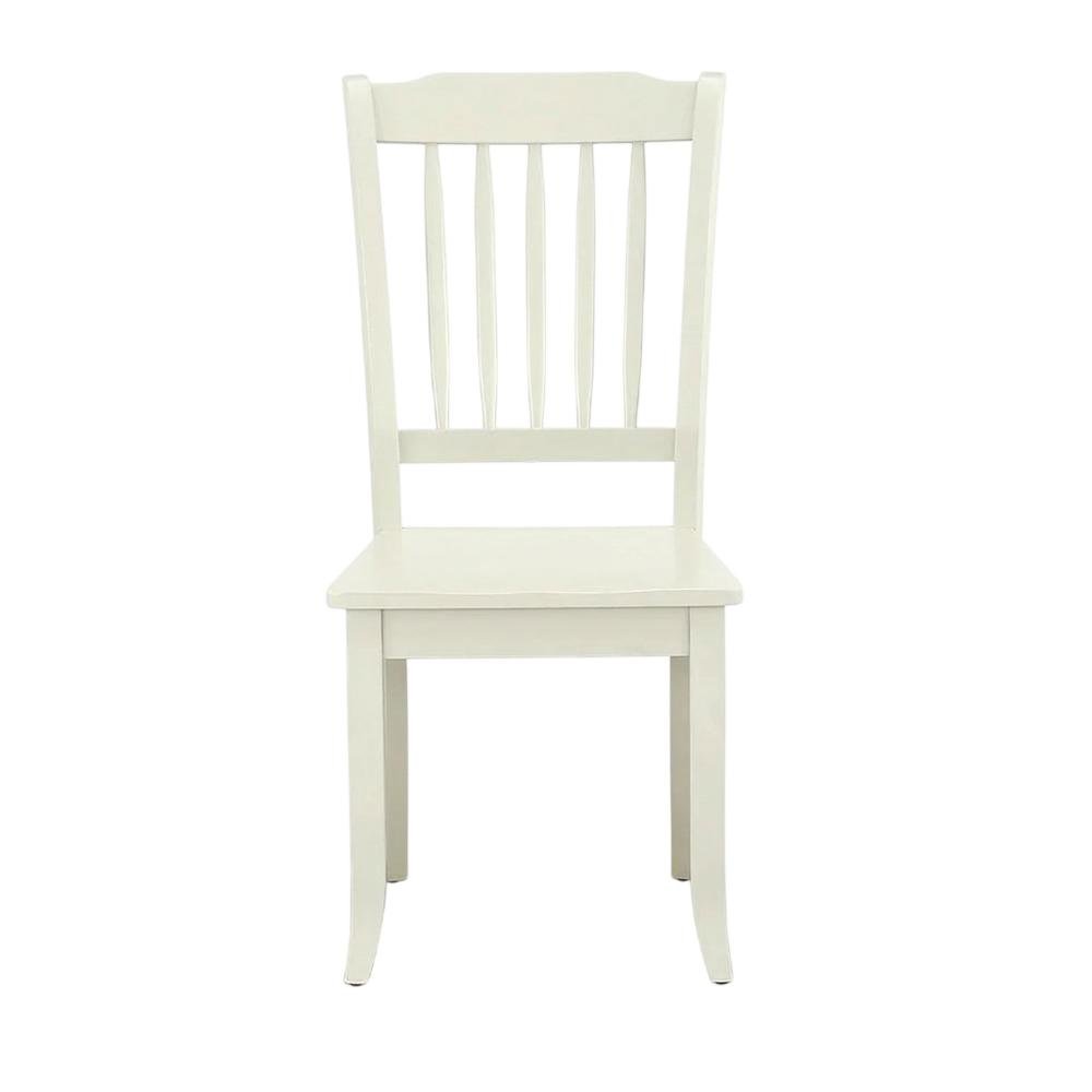 Linen-Upholstered Kitchen Table Chair with Solid Wood Legs for Dining Room, Set of 2. Picture 5