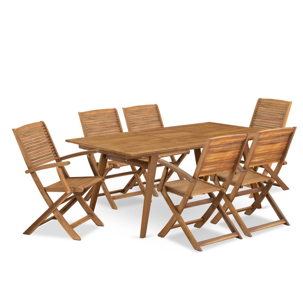 7 Piece Patio Dining Set. Picture 6