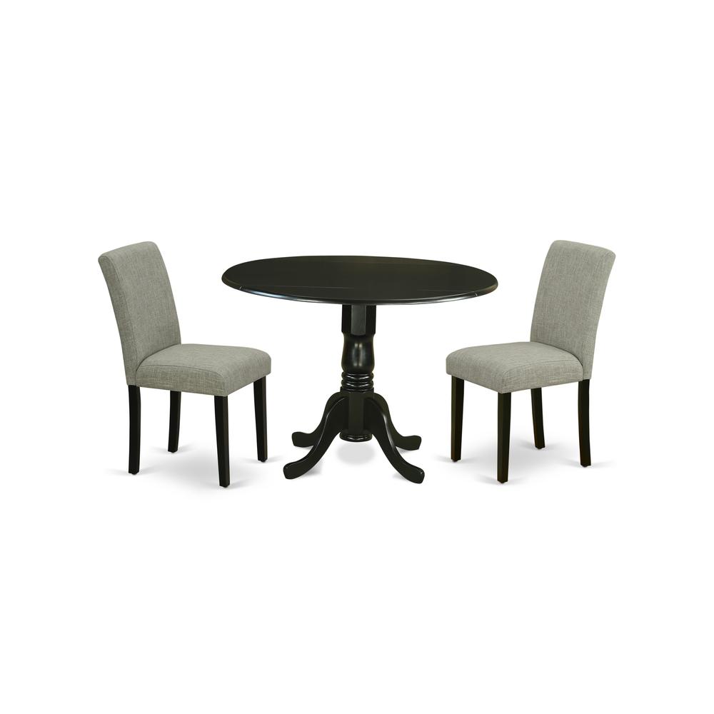 Dining Room Set Black, DLAB3-BLK-06. Picture 1