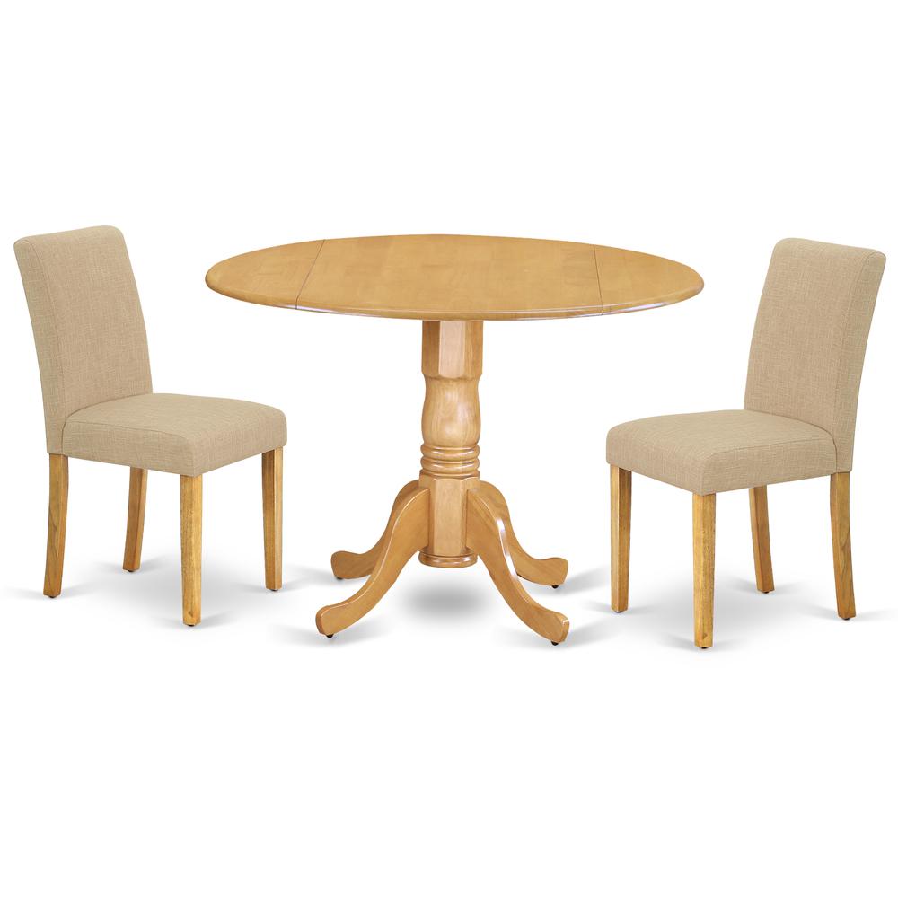 Dining Room Set Oak, DLAB3-OAK-04. Picture 1