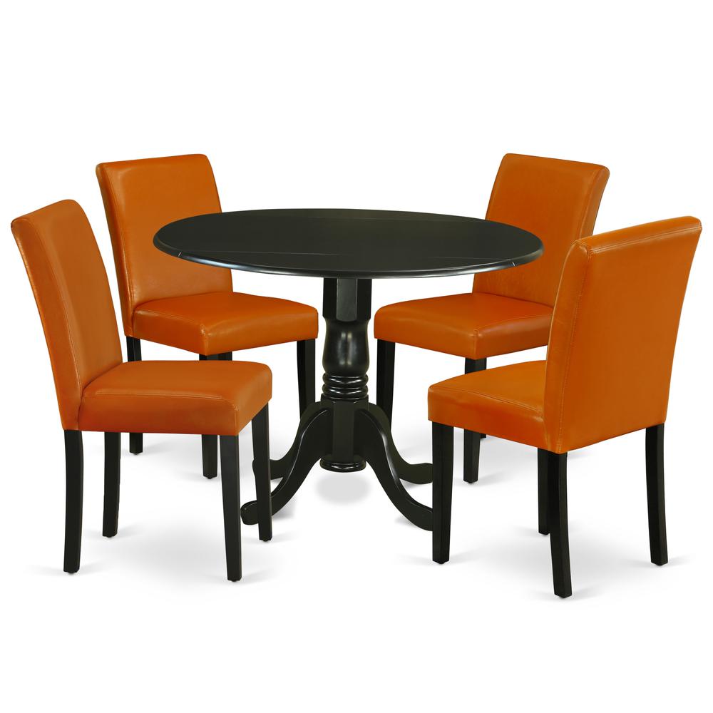 Dining Room Set Black, DLAB5-BLK-61. Picture 1