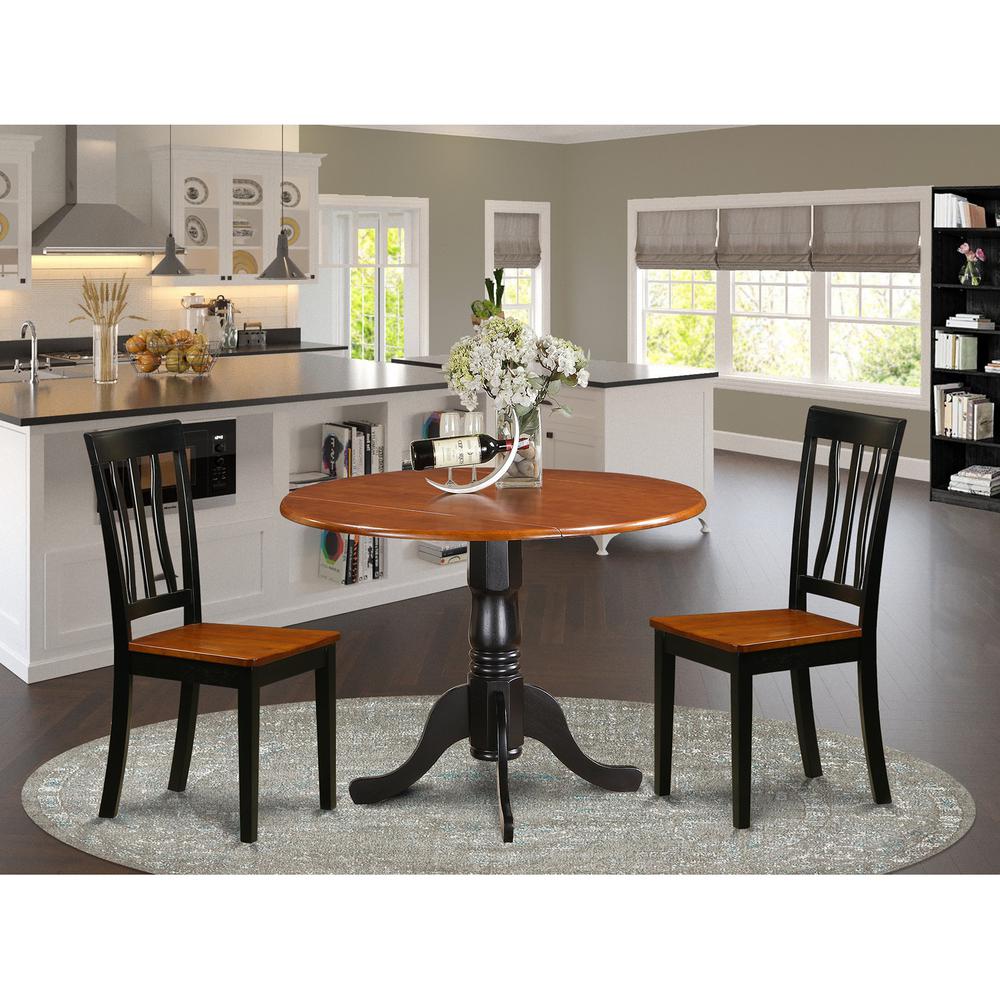 Dining  set  -  3  Pcs  with  2  Wooden  Chairs. Picture 2