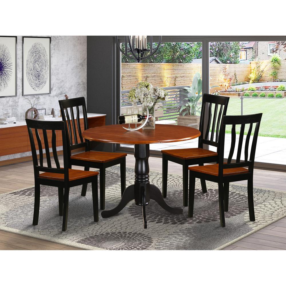 Dining  set  -  5  Pcs  with  4  Wood  Chairs. Picture 2