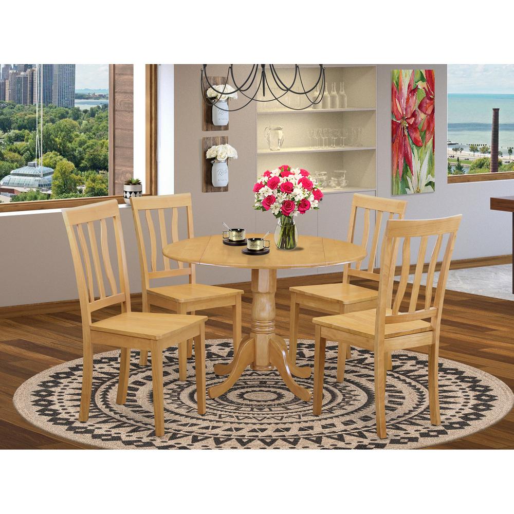5  Pc  Dinette  set  -  Dinette  Table  and  4  Kitchen  Chairs. Picture 4