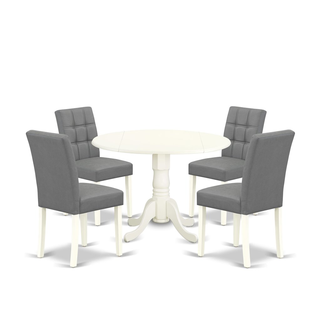 5 Piece Dining Table Set contain A Modern Table. Picture 1