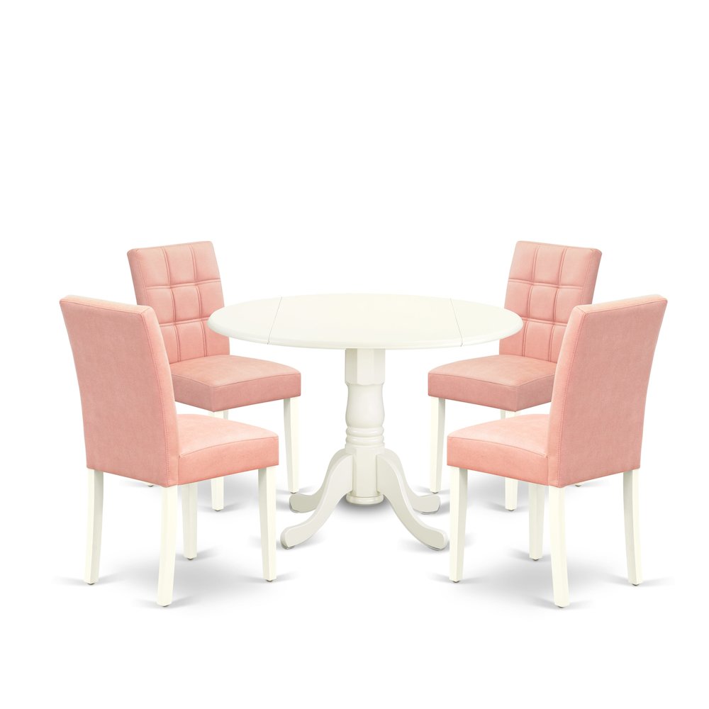 5 Piece Mid Century Dining Table Set contain A Kitchen Table. Picture 1