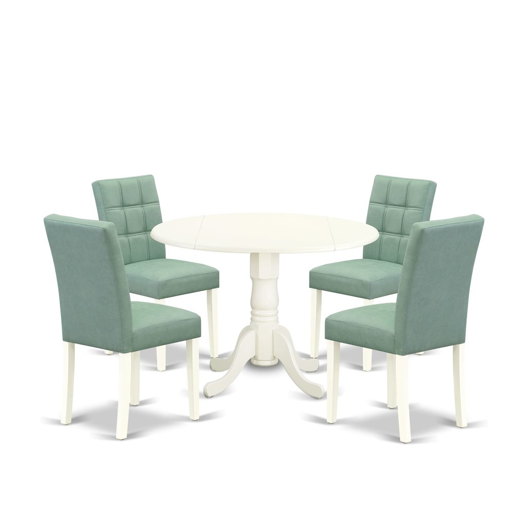 5 Piece Mid Century Dining Set consists A Mid Century Modern Dining Table. Picture 1