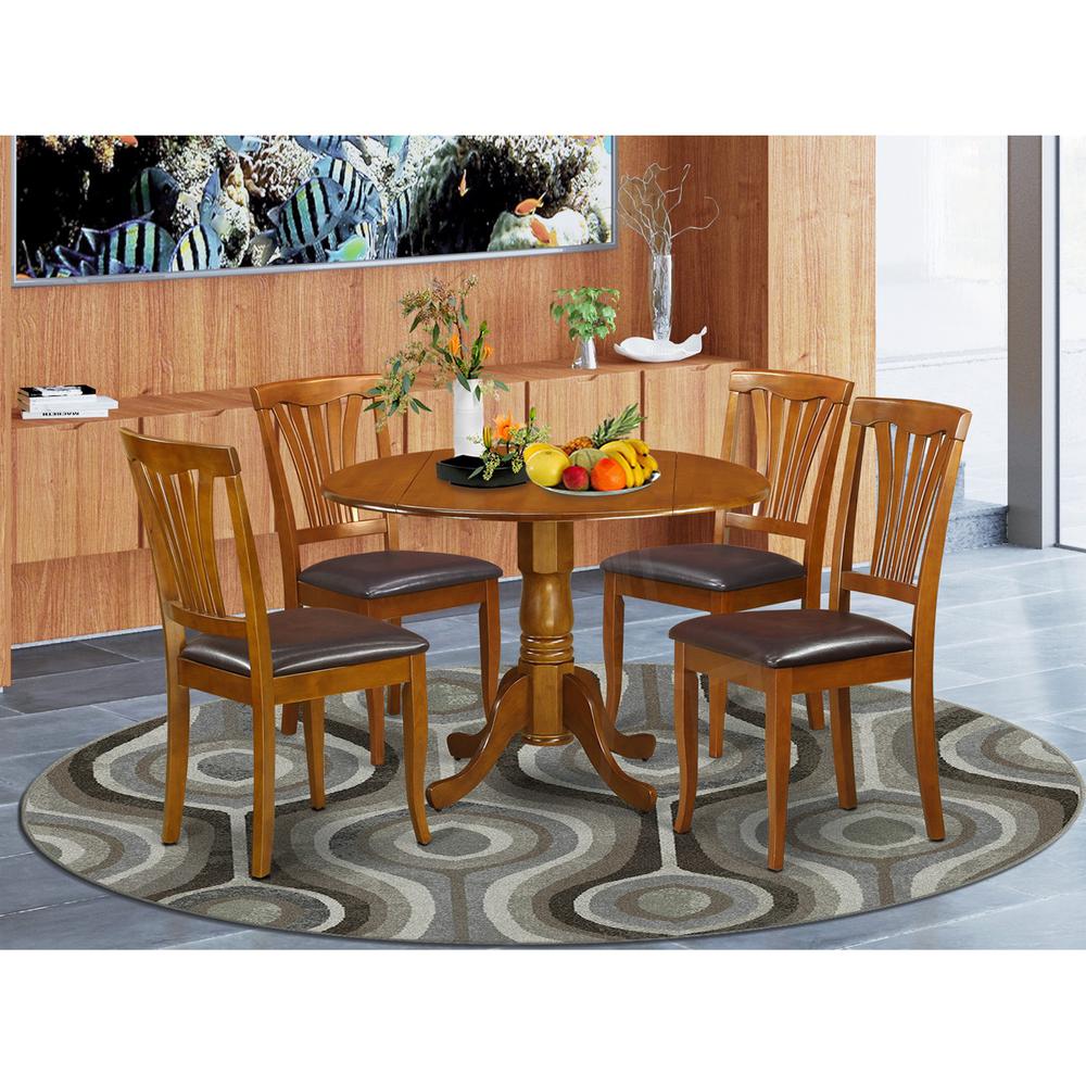 5 pcs Dining room set-Dining Table and 4 Dining Chairs. Picture 4