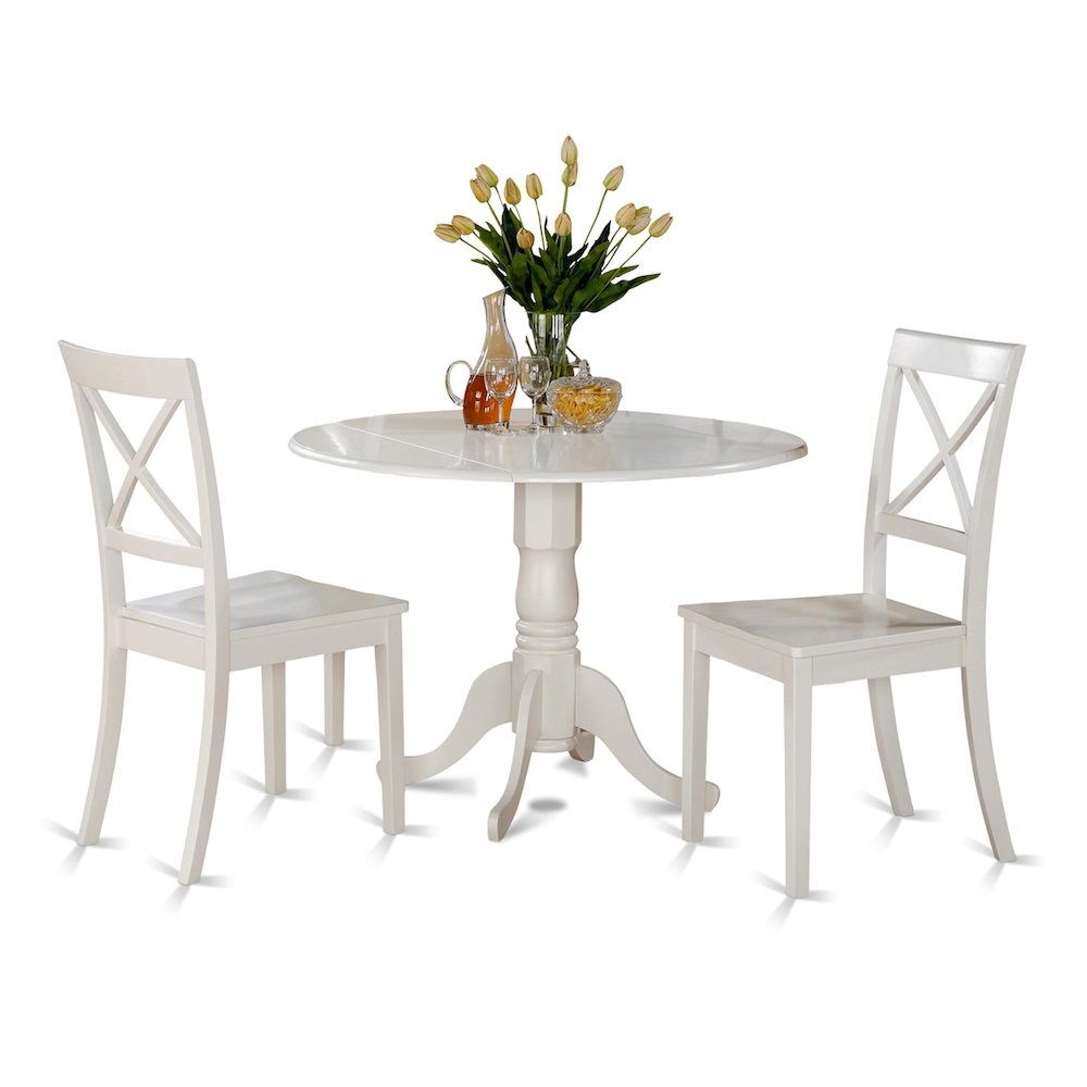 3  Pc  small  Kitchen  Table-Kitchen  Table  and  2  Dining  Chairs. Picture 1