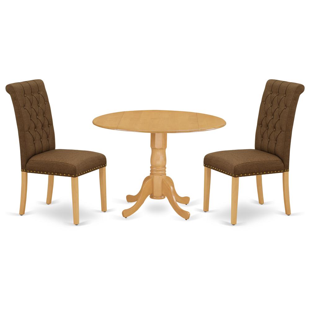 Dining Room Set Oak, DLBR3-OAK-18. Picture 1