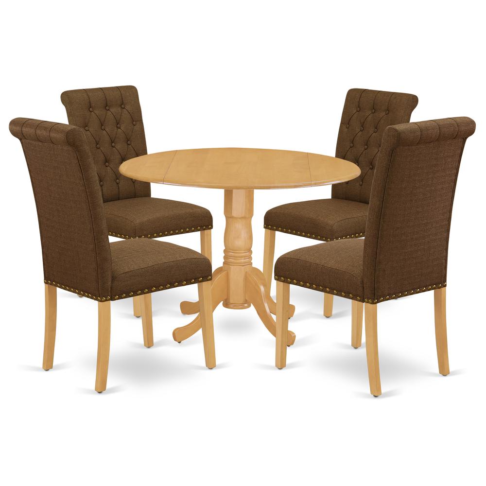 Dining Room Set Oak, DLBR5-OAK-18. Picture 1
