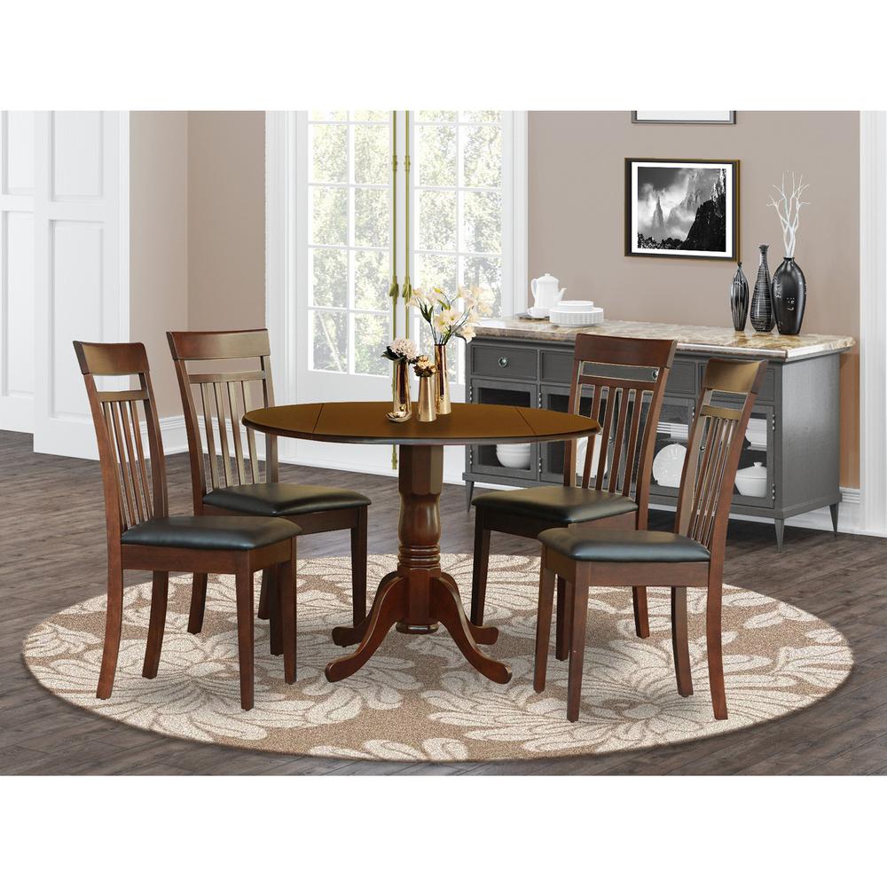 5  PC  Kitchen  Table  set-small  Table-plus  4  Kitchen  Chairs. Picture 2