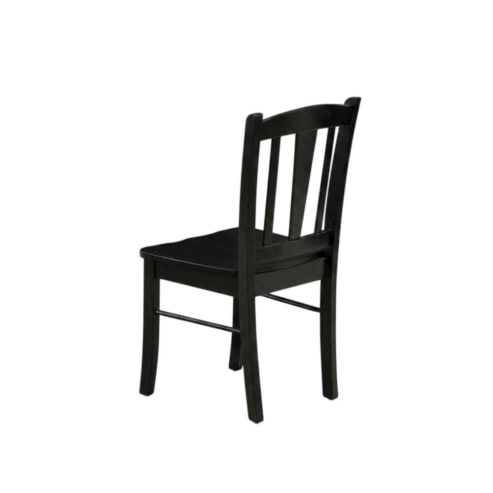 Dublin Wood Dining Chair with Solid Wood Seat for Dining Room, Set of 2. Picture 5