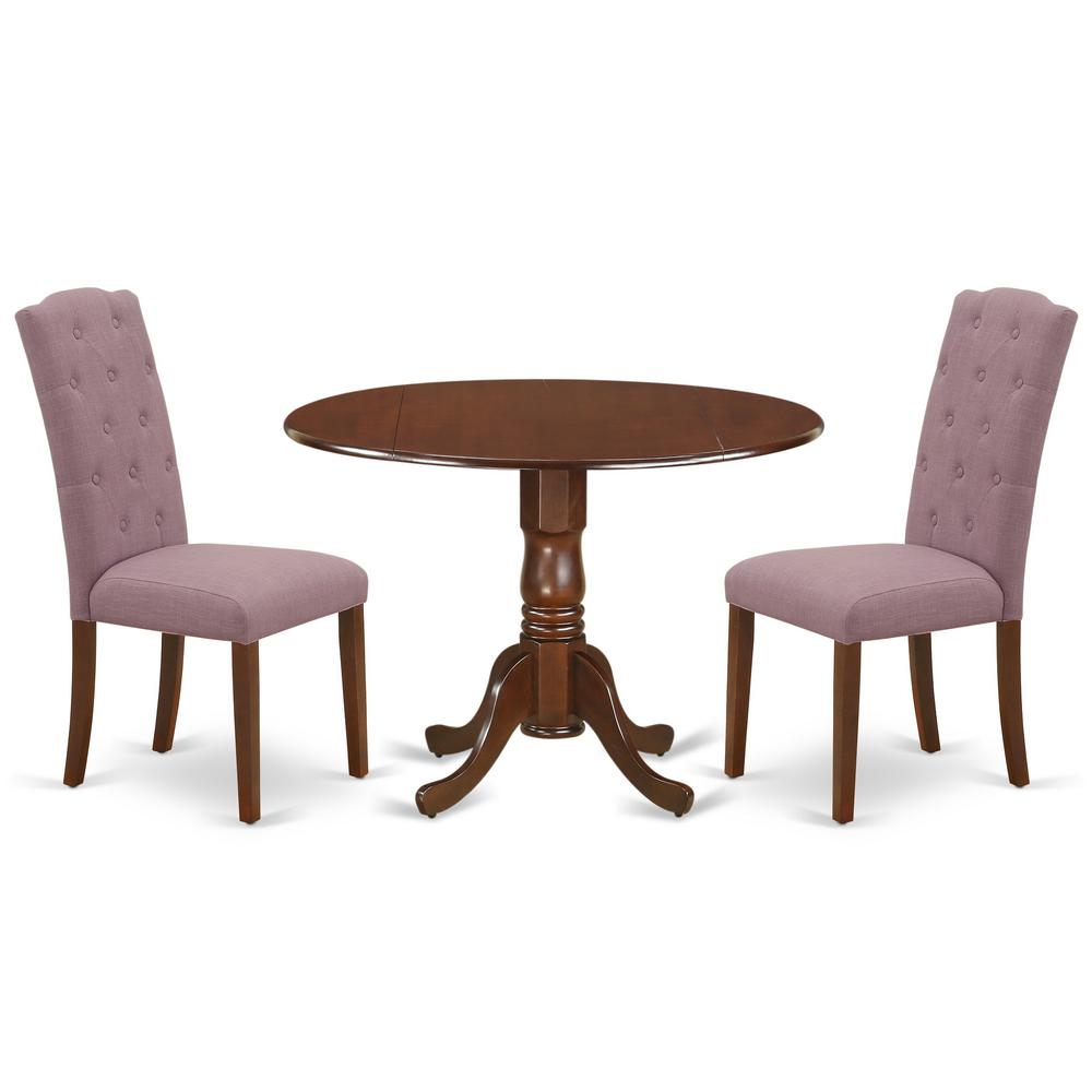 Dining Room Set Mahogany, DLCE3-MAH-10. Picture 1