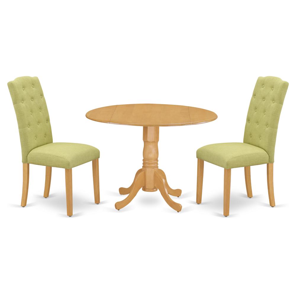 Dining Room Set Oak, DLCE3-OAK-07. Picture 1