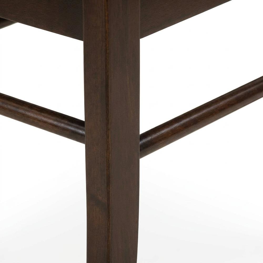 Wooden Dining Chairs with Wood Seat Set of 2, Farmhouse Style Chairs. Picture 8