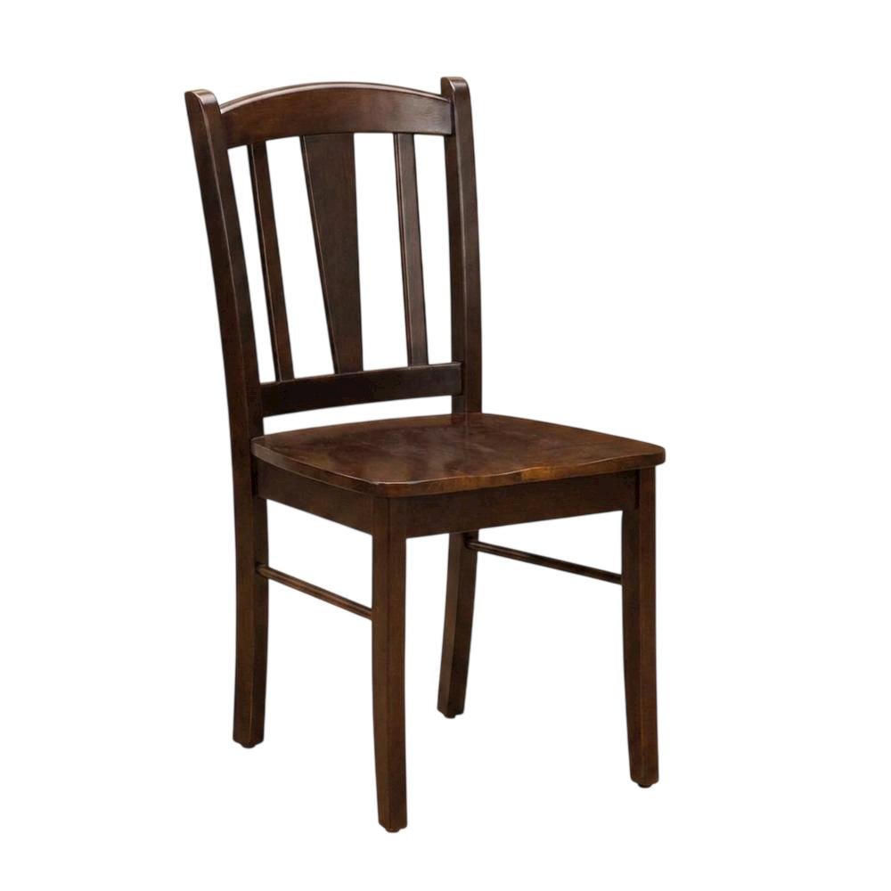 Wooden Dining Chairs with Wood Seat Set of 2, Farmhouse Style Chairs. Picture 5